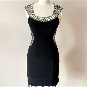 Black Cutout Cocktail Prom Pageant Formal Dress